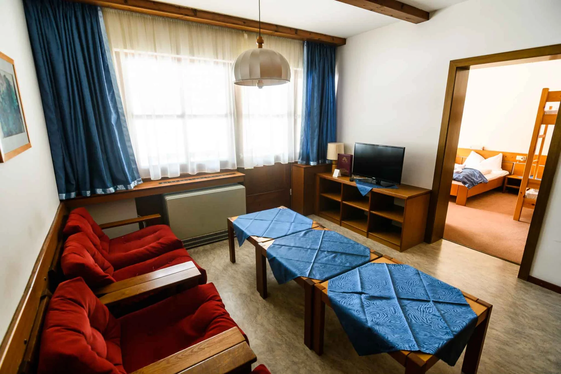 Nappali a hotelben